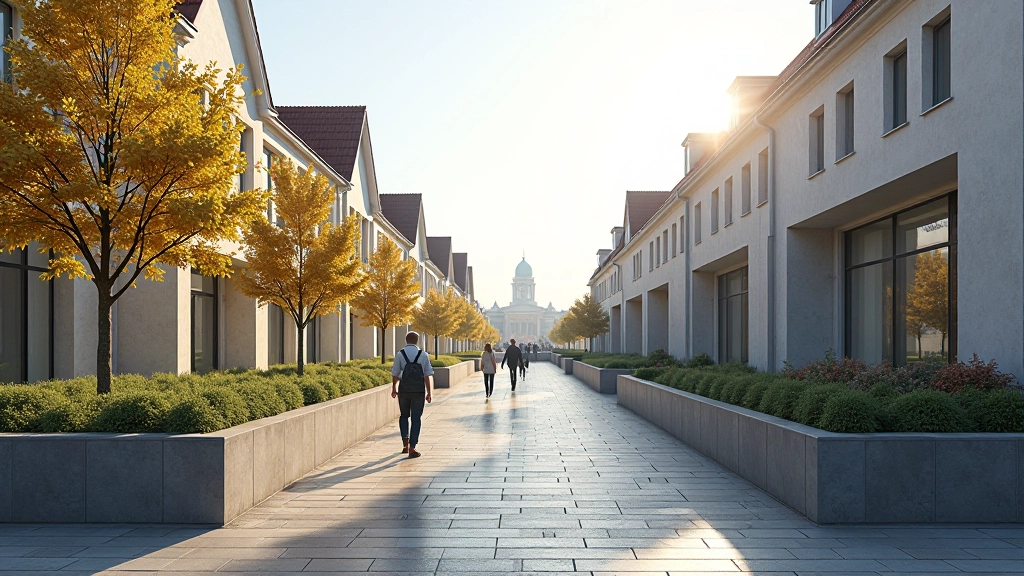 Senamiesčio arkados su architektūrinėmis detalėmis
